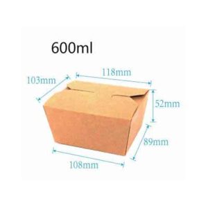 Self-developed Product 600ml Bamboo Natural Color Packaging Box Factory Wholesale